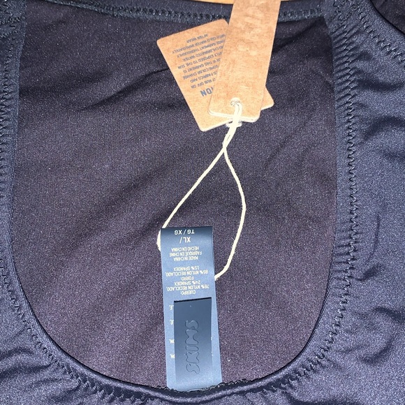 NWT- SKIMS- Scoop Neck One Piece- Onyx- XL - Picture 7 of 10